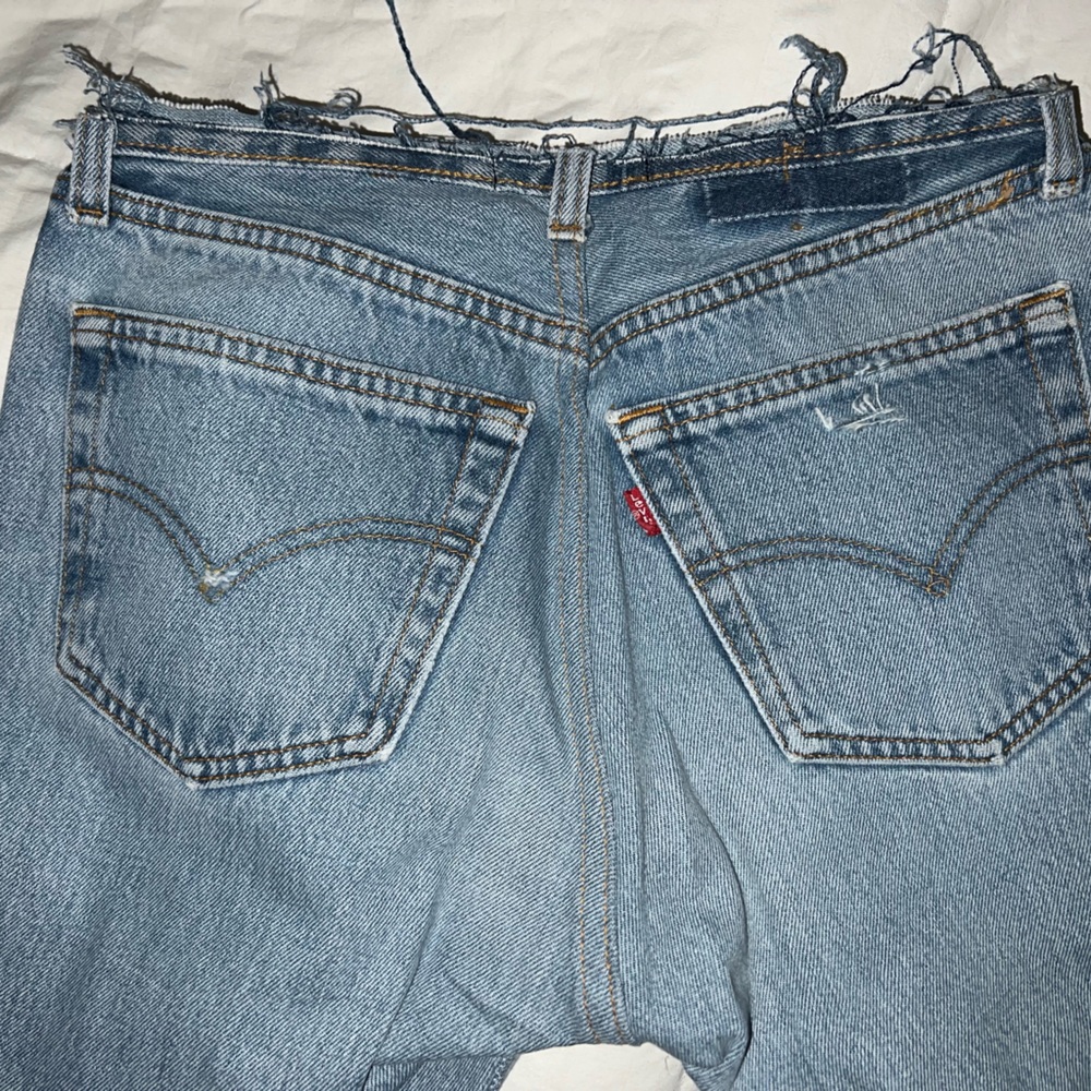 Reworked Levi jeans